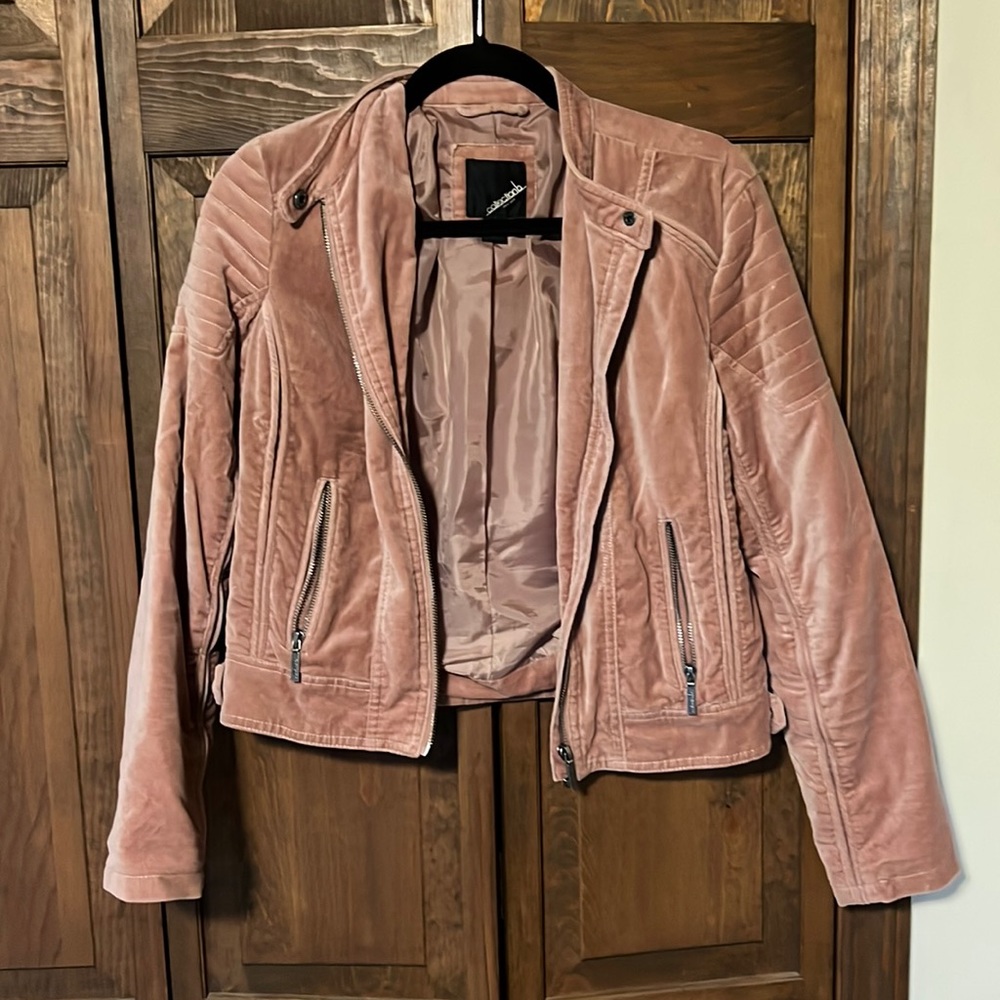 Zip Up Moto Jacket